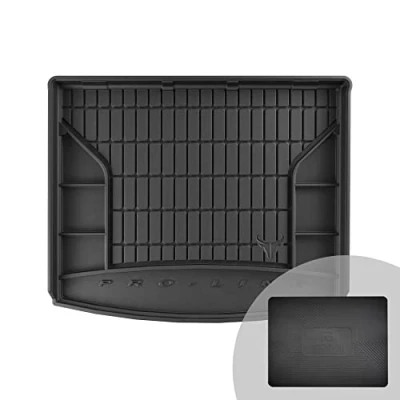 Abbildung von FROGUM ProLine 3D Gummimatte Exklusive Auto Kofferraummatte Kofferraumwanne für Jeep Compass II ab 2016 Bequemer Organiser Die höchsten Kanten