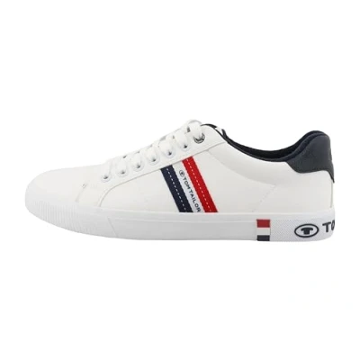 Abbildung von Tom Tailor Herren 9580180002 Sneaker, White, 43 EU