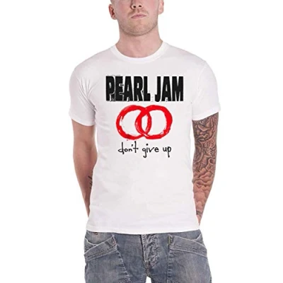 Abbildung von Pearl Jam Don&#039;t Give Up Herren T Shirt Weiß Regular, Weiß, M