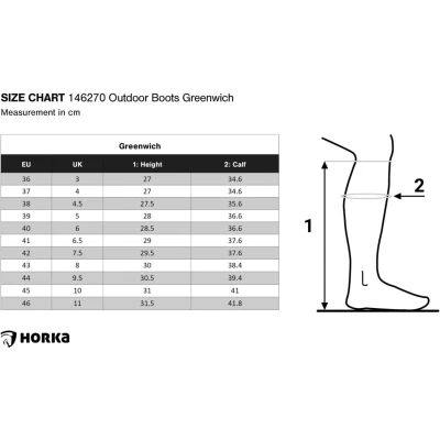 Abbildung von Horka Outdoor Stiefel Greenwich Kurz Braun 40