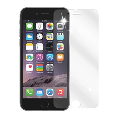 Abbildung von dipos I 2X Schutzfolie klar kompatibel mit Apple iPhone 6S Folie Displayschutzfolie