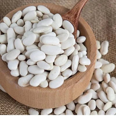 Abbildung von Soleilfood weiße Bohnen getrocknet 25 kg white beans Hülsenfrüchte Fasulye GMO frei feinste Qualität