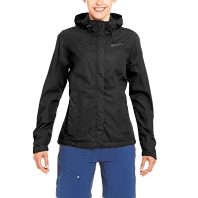 Abbildung von Gonso Sura Light, Damen Fahrradjacke, wasserdichte Regenjacke, Wasserdicht bis 10.000 mm &amp; Winddicht, G Tex, 2 Lagenlaminat getapte Nähte, Weite Passform, PFC frei, Pink, Gr. 40