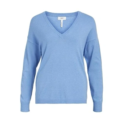 Abbildung von Object Objthess L/S Vneck Pullover NOOS Strickpullover, Damen, Größe: Small, Provence