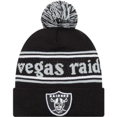 Abbildung von New Era M KNITMARQUEE E3 Las Vegas Raiders OTC Beanie Hat, Schwarz, Einheitsgröße