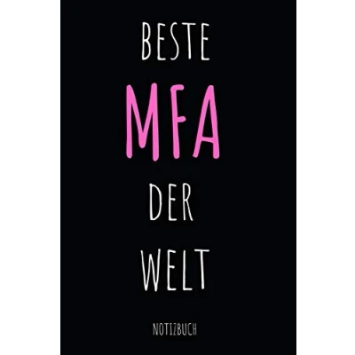 Abbildung von Beste MFA der Welt Notizbuch: Notizheft oder Planer für Arzthelferinnen / im praktischen A5 Format 110 linierte Seiten
