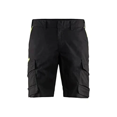 Abbildung von Blaklader 144618329933C46 Industrie Stretch Shorts, Schwarz/Gelb, Größe C46