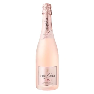 Abbildung von Freixenet Alkoholfrei Rosé 0,0% vol. (1 x 0,75 l) alkoholfreie und kalorienreduzierte Alternative zu Sekt, Cava Champagner (Low Calorie vegan)