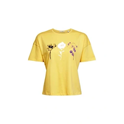 Abbildung von ESPRIT Damen 072CC1K310 T Shirt, 750/YELLOW, XXS