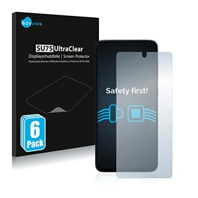 Abbildung von Savvies 6 Stück Schutzfolie für Samsung Galaxy M51 Displayschutz Folie Ultra Transparent