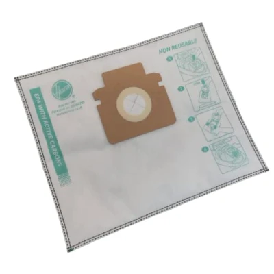 Abbildung von Hoover H91 Staubsauger XL Beutel, Original, Mikrofaser, Pure EPA, Aktivkohle, Anti Geruch, Extra Filterung, kompatibel H Energy 300, 4 Stück