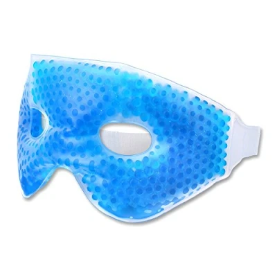 Abbildung von Schramm Kühlpad Schramm® Kühlmaske mit Gel Perlen Kühlbrille Augenmaske Gelmaske Schlafmaske Entspannungsmaske Gelbrille Migräne Maske Brille Augengelmaske gegen Augenringe