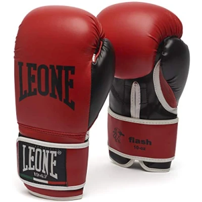 Abbildung von LEONE 1947, Flash Boxhandschuhe, Unisex Erwachsene, Rot, 10 OZ, GN083