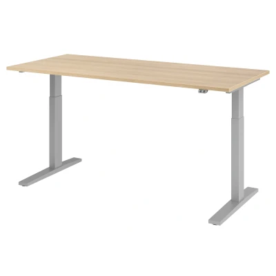 Abbildung von Hammerbacher Schreibtisch XMKA19 Eiche/Silber