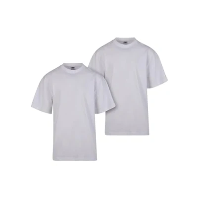 Abbildung von Urban Classics 2PACK Tshirt basic, Herren, Größe: 4XL, White+white