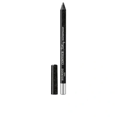 Abbildung von Bourjois Paris Contour Clubbing Bleistift für Augen, wasserfest, gleitende und weiche Textur, Formel mit Jojobaölen, Nr. 55 Ultra Black Glitter, 1,2 g