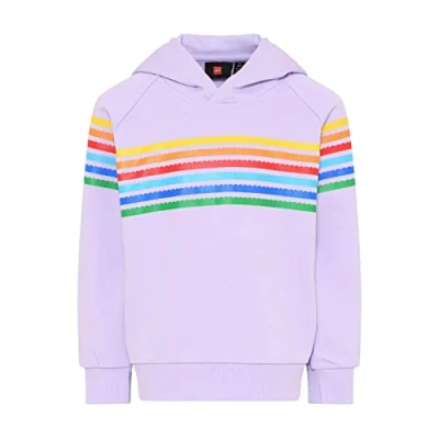 Abbildung von LEGO Unisex Hoodie Lwstorm 301 Kapuzenpullover, 604 Medium Purple, 128 EU