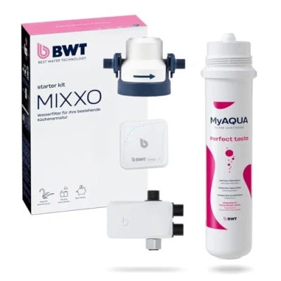 Abbildung von BWT MIXXO starter kit Mineralizer Untertisch Wasserfilter für bestehende Küchenarmatur Filterkartusche bestes Wasser