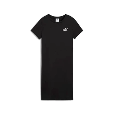 Abbildung von Puma Small LOGO SLIM Dress Jerseykleid, Damen, Größe: Medium, Black
