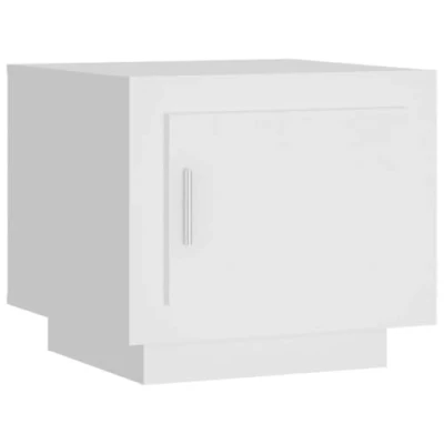 Abbildung von vidaXL Couchtisch Wohnzimmertisch Sofatisch Kaffeetisch Beistelltisch Tisch Wohnzimmer Teetisch mit Stauraum Weiß 51x50x45 cm Holzwerkstoff