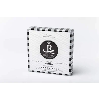 Abbildung von Real Conservera Española Sardinillas Pikantes en Azeite de Oliva 10/14 Stück Herkunft Galicien 112 Gramm