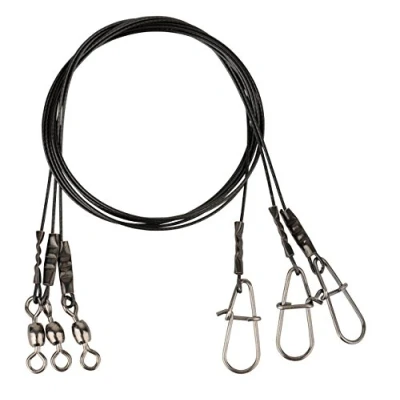 Abbildung von SG Black7 Trace 50cm 0.60mm 25kg Ball bearing Swivel/Neddle