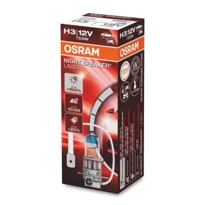 Abbildung von OSRAM 64151NL Glühlampe, Fernscheinwerfer H3 12V 55W Halogen BMW: 3 Touring, 5 Limousine, OPEL: Zafira B, Corsa D Schrägheck