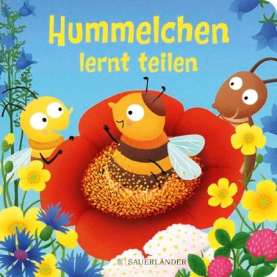 Abbildung von Hummelchen lernt teilen: Erste Vorlesegeschichte über das Teilen und Abgeben ab 2 Jahren