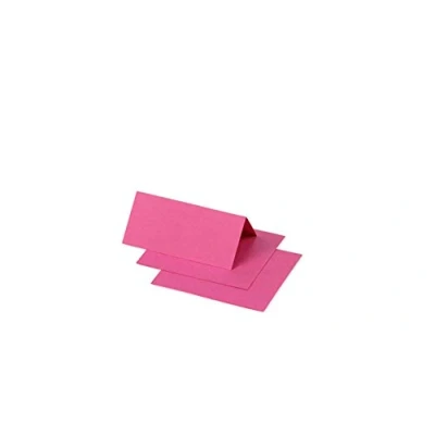 Abbildung von Clairefontaine 75024C Packung mit 25 Tischaufsteller Pollen, 85x80 mm, gefaltet, Fuchsia