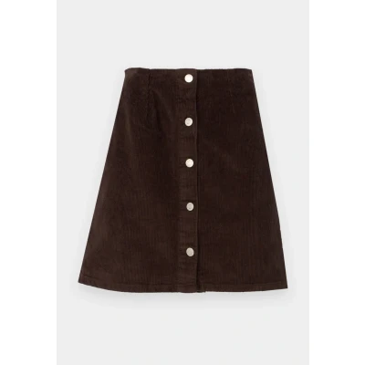Abbildung von Vero Moda Vmetta Short Skater Skirt Minirock, Damen, Größe: Medium, Chocolate torte