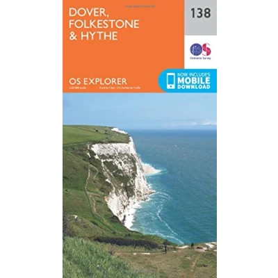 Abbildung von Dover, Folkstone and Hythe (OS Explorer Map, Band 138)