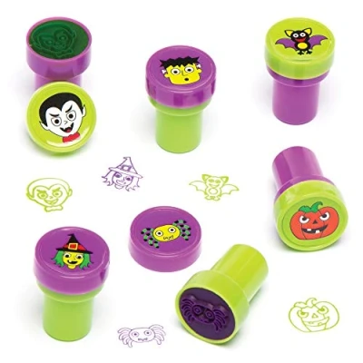 Abbildung von Baker Ross AC436 Halloween Stempel, selbstfärbend, 10 Stück, sortiert