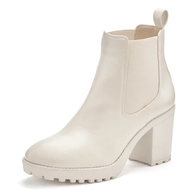 Abbildung von Lascana Plateaustiefelette, Damen, Größe: 39, Beige Schuhe