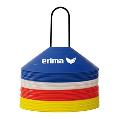 Abbildung von erima Markierungshüte Set, Red/Blue/Yellow/White, One size, 724104