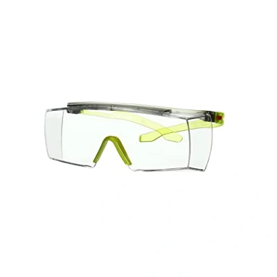 Abbildung von 3M™ SecureFit™ 3700 Überbrille, grau/lindgrünes Gestell, Scotchgard™ Antibeschlag /Antikratz Beschichtung (K&amp;N), klare Scheibe, SF3701SGAF GRN