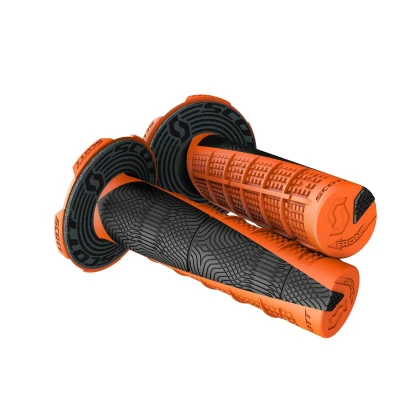 Abbildung von Scott Duece MX Motorrad Griffe inkl.Donut orange/schwarz