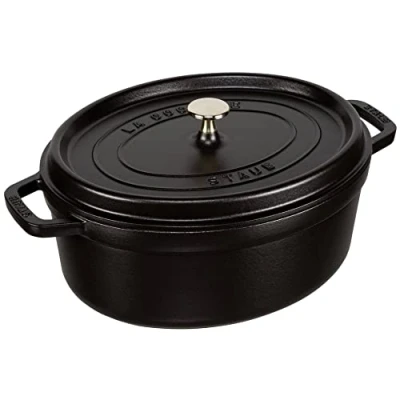 Abbildung von Staub Bräter Oval Cocotte Schwarz ø 31 cm / 5.5 Liter