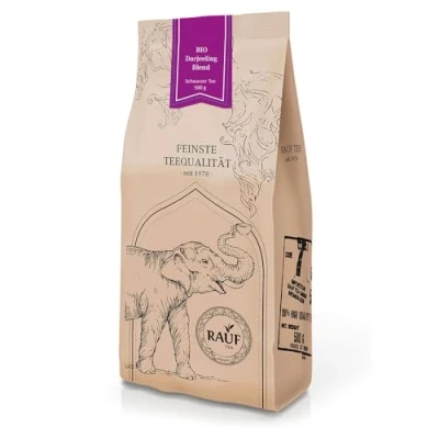 Abbildung von Rauf Tee Schwarzer Darjeeling Blend Bio Schwarztee Mischung 500g