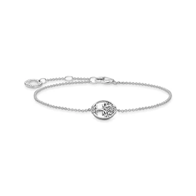 Abbildung von THOMAS SABO Armband Tree of Love mit Steinen 925 Sterling Silber A2041 051 14 L19V