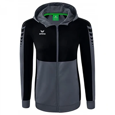 Abbildung von Erima Fussball Teamsport SIX Wings Trainingsjacke, Damen, Größe: 42, Grauschwarz