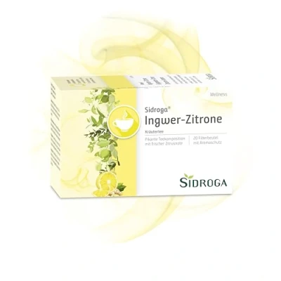 Abbildung von Sidroga Wellness Ingwer Zitrone Tee Filterbeutel