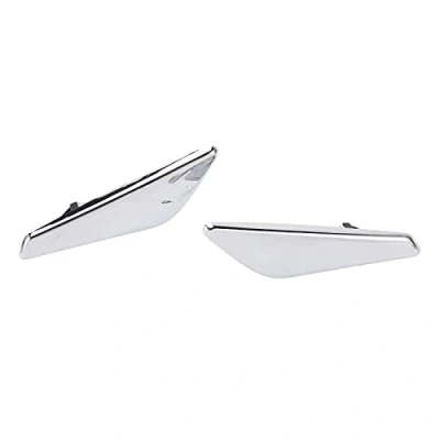 Abbildung von 2 Pack Vorderer Kotflügel, Verchromt, 51117338569, Ersatzteile, Kompatibel mit X3 X4 F25 F26 20132017 Frontkotflügel Chrom Finisher