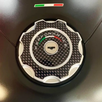 Abbildung von labelbike 3D Harz Aufkleber Dekoration und Schutz des Motorrad Tankdeckels kompatibel mit Ducati Hypermotard HYPERSTRADA