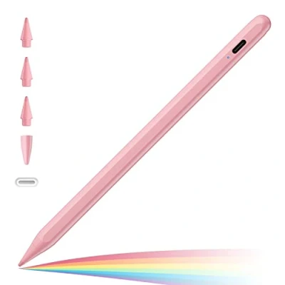 Abbildung von Cisteen Stylus Stift mit Handflächenabweisung &amp; Neigungssensor, Pencil kompatibel Apple iPad 10./9./8./7./6. Gen, Air 4./3. Pro 11 12,9, Mini 6./5. Gen