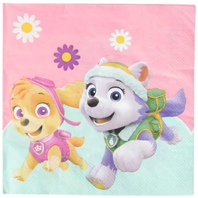 Abbildung von Paw Patrol Skye und Everest Servietten 33x33cm