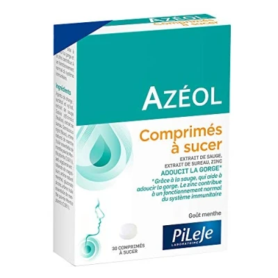 Abbildung von Azéol 30 comprimés goût menthe