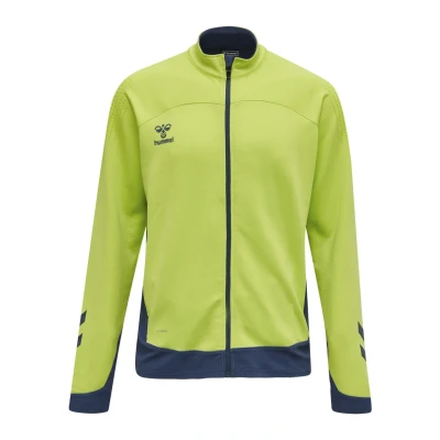 Abbildung von Hummel Hmllead POLY ZIP Jacket Trainingsjacke, Herren, Größe: XXL, Lime punch