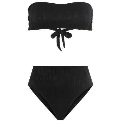 Abbildung von Lascana Bandeau Bikini, Damen, Größe: 32xA/B, Black