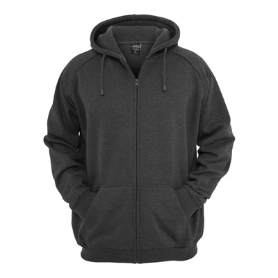 Abbildung von Urban Classics ZIP Hoody Sweatjacke, Herren, Größe: Medium, Charcoal