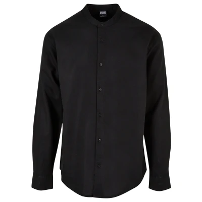 Abbildung von Urban Classics Hemd, Herren, Größe: Large, Black